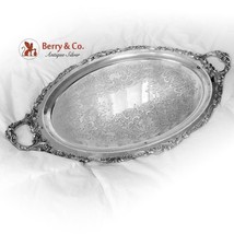 Baroque Large Waiter Tray Silverplate Wallace 1941 - $258.30