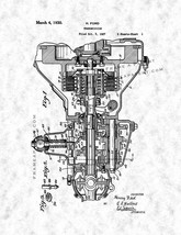 Henry Ford Transmission Patent Print - Gunmetal - $7.95+
