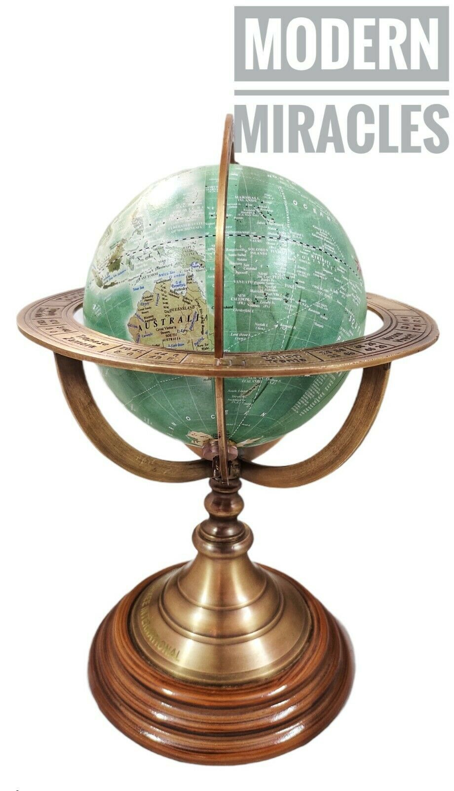 12" Brass Armillary Sphere with Arrow Nautical Maritime Astrolabe Globe Decor 12" Brass Armillary Sphere with Arrow Nautical Maritime Astrolabe Globe Decor
