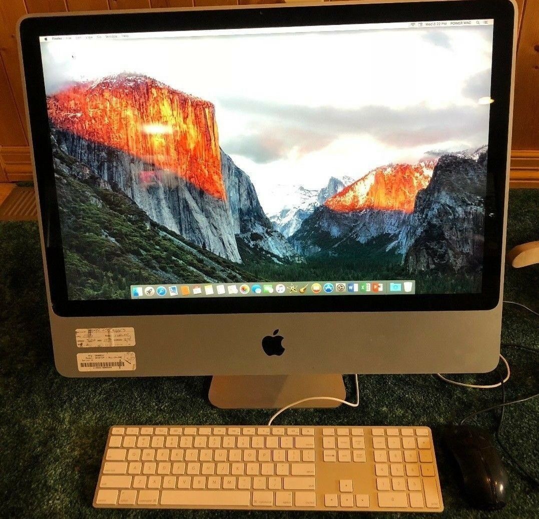 Apple iMac MB418LL/A 24-inch Desktop New 1TB HDD 4GB RAM LATEST OS 2016 ...