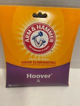 NEW Hoover A Arm & Hammer Vacuum Bags Odor Eliminating 2 Bags fits 62601D - $4.46