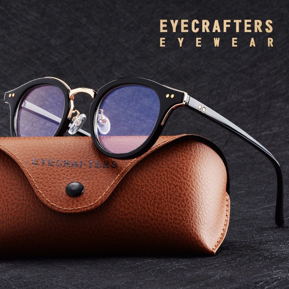 Eyecrafters® Unisex Vintage Eyeglasses Frames Mans Eyecrafters Retro