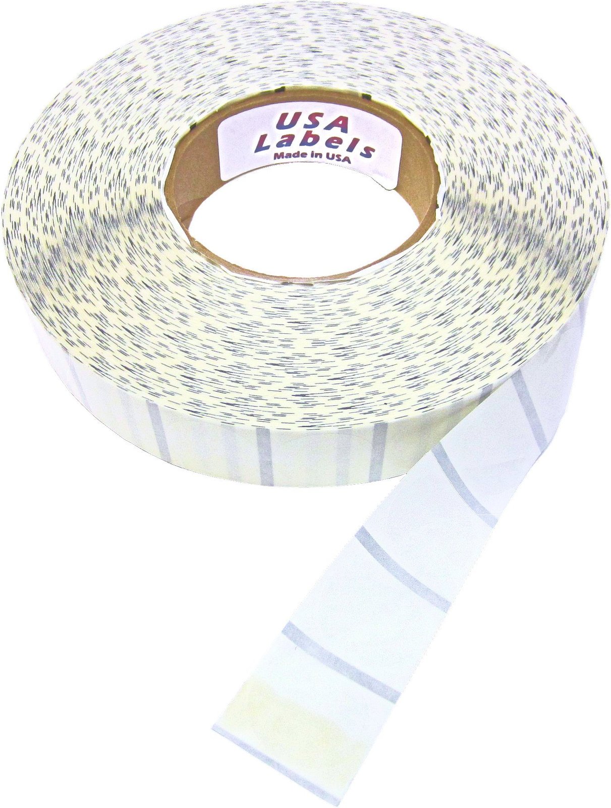 1" Wafer Tab Seals Roll of 5,000 (Clear) Office Supplies