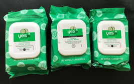 3 NIP Yes to Cucumbers Soothing Hypoallergenic Facial Wipes, 30 Ct (90 c... - $10.00