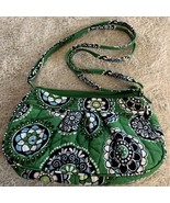 Vera Bradley Womens Small Purse Green Blue White 10x5x3 - $17.15