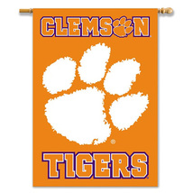 Clemson - 28" x 40" 2-sided NCAA Banner - $32.20