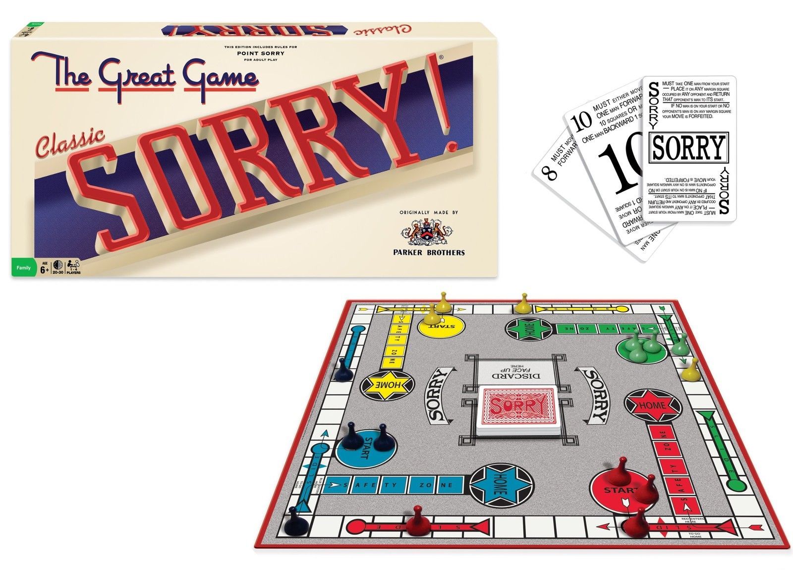 Sorry Classic Edition Board Game Family Fun Sorry Classic Edition Board Game Family Fun
