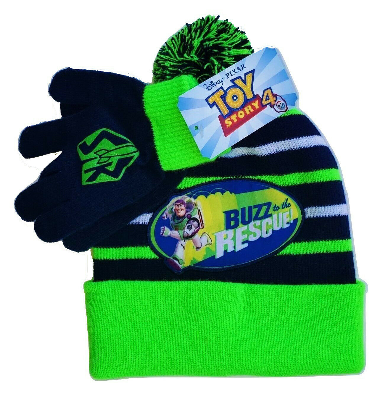 toy story hat and gloves