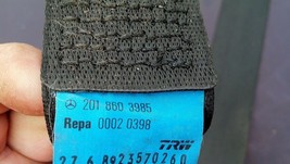 1989 Mercedes Benz 560 Sel left hand rear seat belt 2018603985 - $17.50