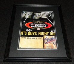 2004 Coors Beer Monday Night Football 11x14 Framed ORIGINAL Advertisement