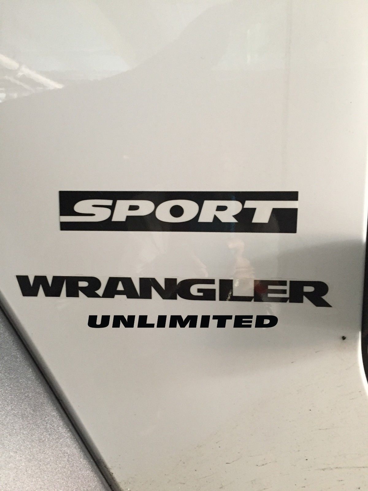 2x Jeep Wrangler Unlimited Sport Refresh Kit 2006-2014 Vinyl Stickers ...