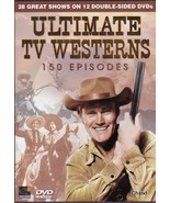 Ultimate TV Westerns- 150 Episodes on 12 DVD&#39;s - $10.00