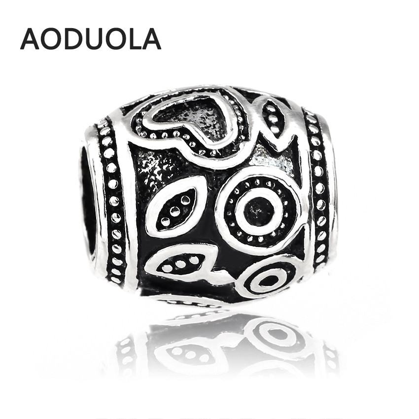 Charms 10 Pcs a Lot Sliver European Pendant Fits Pandora Bracelet Beads