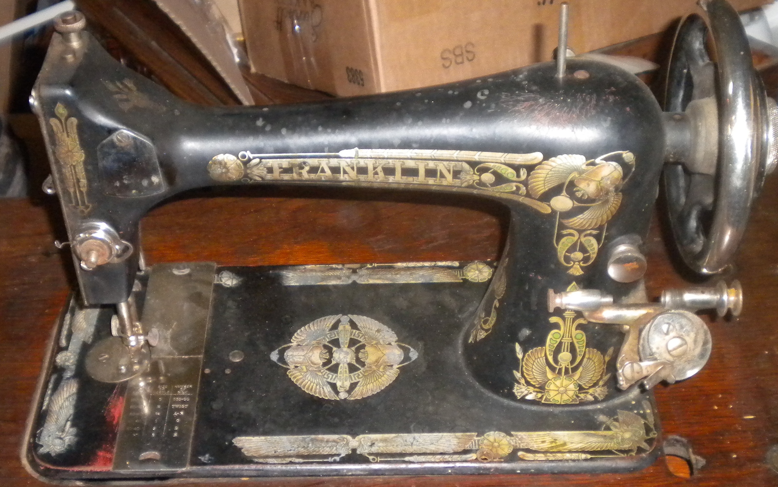 Sears 117.42 Franklin Vibrating Shuttle Sewing Machine Thread Take Up