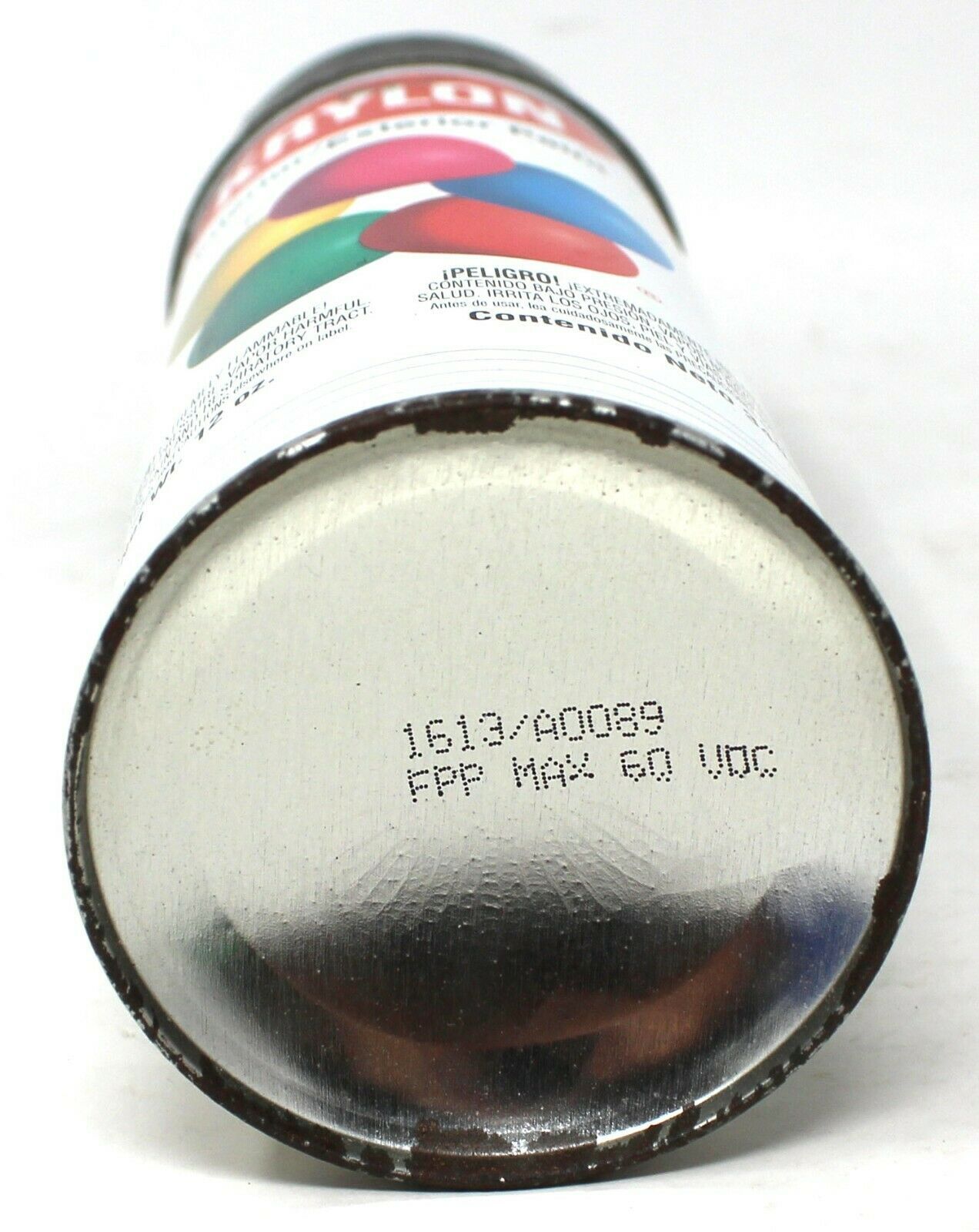 Vintage KRYLON Semi Flat Black Spray Paint Can graffiti tagger artist