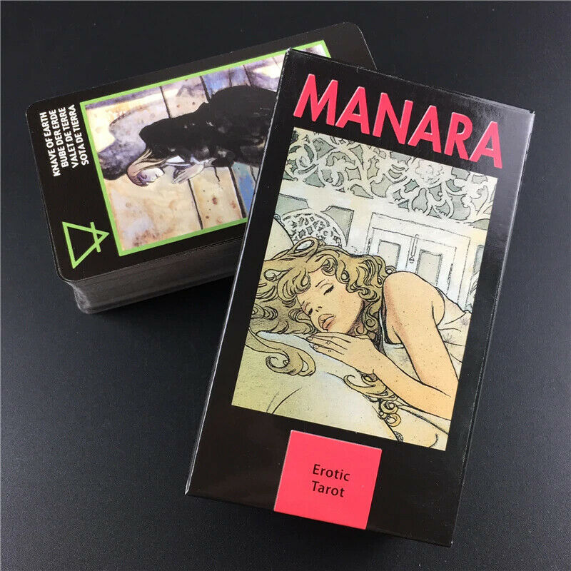 Manara Tarot A 78 Tarot Cards Deck English Language Divination Oracle
