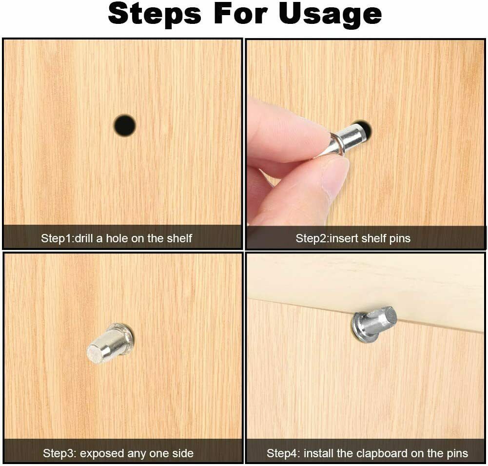 Shelf Support Pegs, Metal, 46 Count Other Hardware