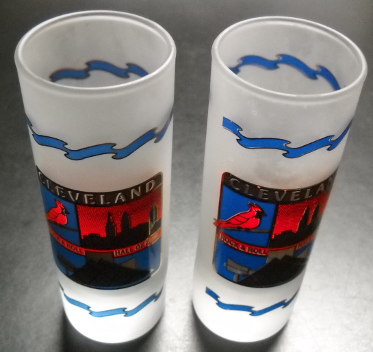 Cleveland Ohio Shot Glasses Set of Two Tall and 50 similar items