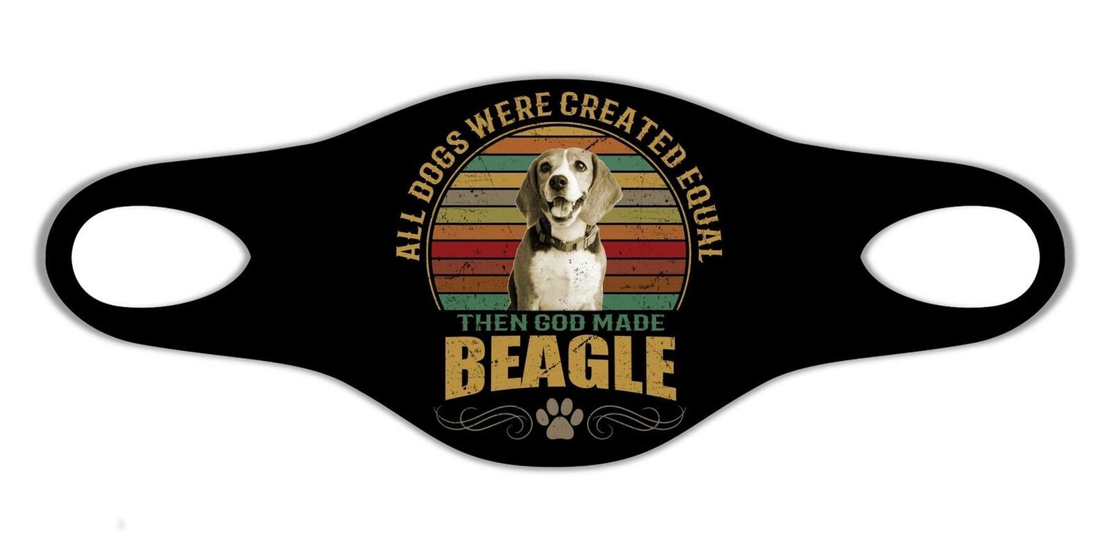 Beagle Dog Cool Protective Washable Breathe Face Mask Pet Man Best Friend