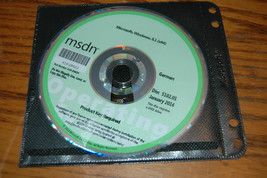 Microsoft MSDN Windows 8.1 X64 Disc 5102.01 Januray 2014 German - $14.99