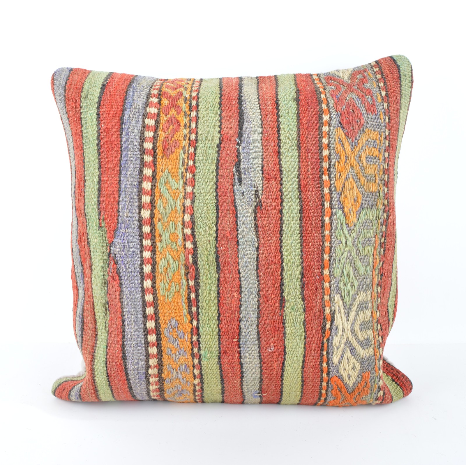 Throw Pillow Ethnic,Kilim Pillow Cover, BohemianTribal Cushion 40x40