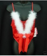 New CINEMA ETOILE sz Med Teddie Teddy Red velvet Maribou M - $24.00