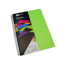 Quill Brights Visual Art Diary A3 (60 leaves) - Lime Green - $37.95