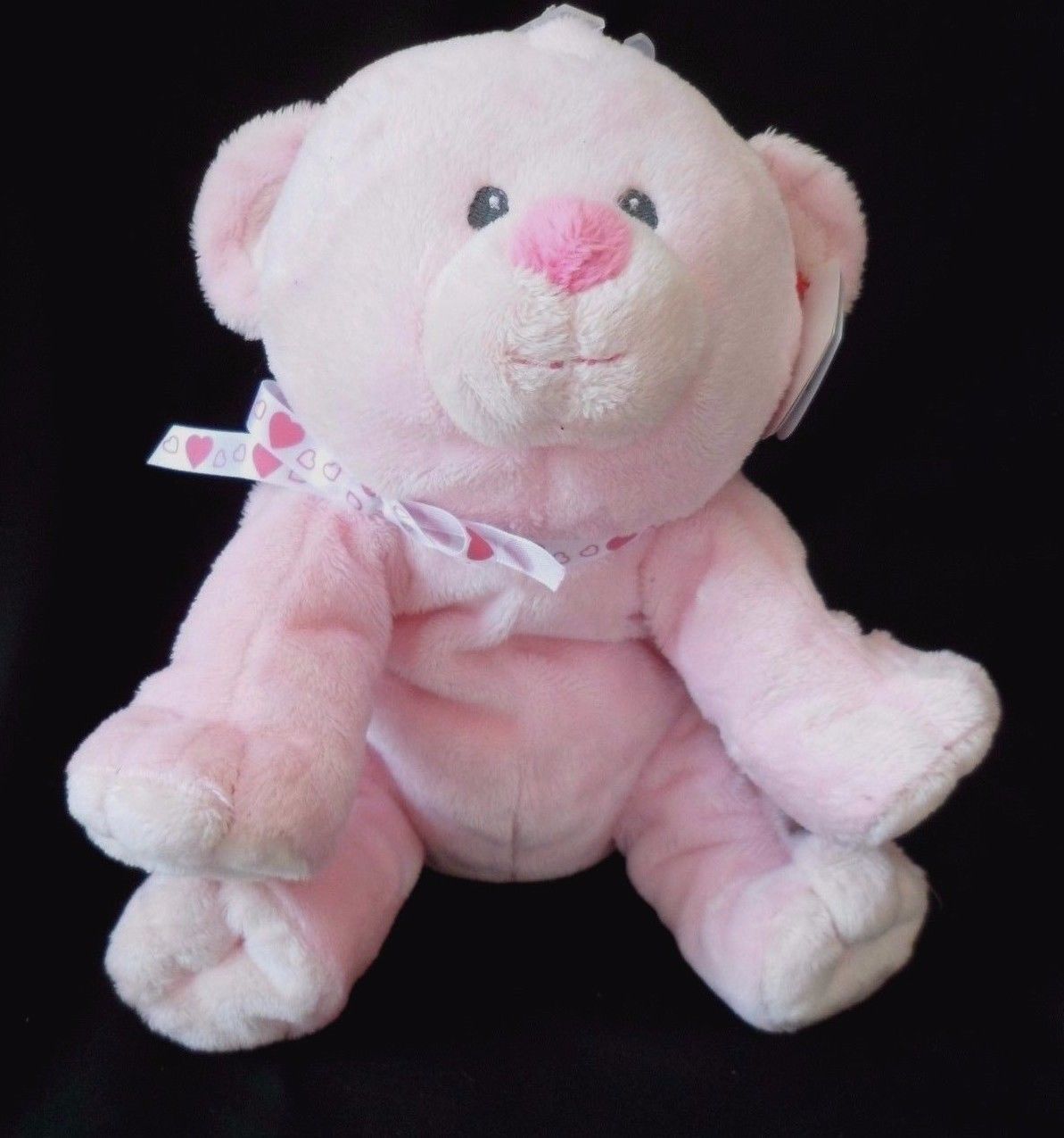 ty pink bear stuffed animal