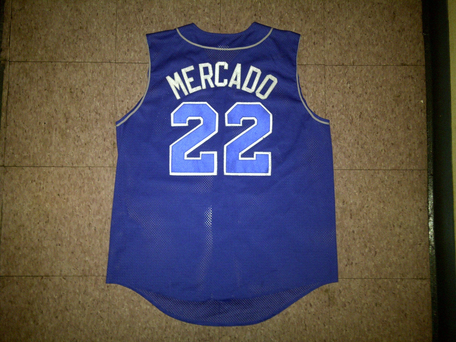 Elmjack All Stars Little League 22 Mercado Blue Baseball Jersey XL