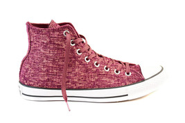 Converse Womens CTAS Sparkle Knit 553412C Sneakers Deep Bordeaux Pink Size US 6 - $76.52