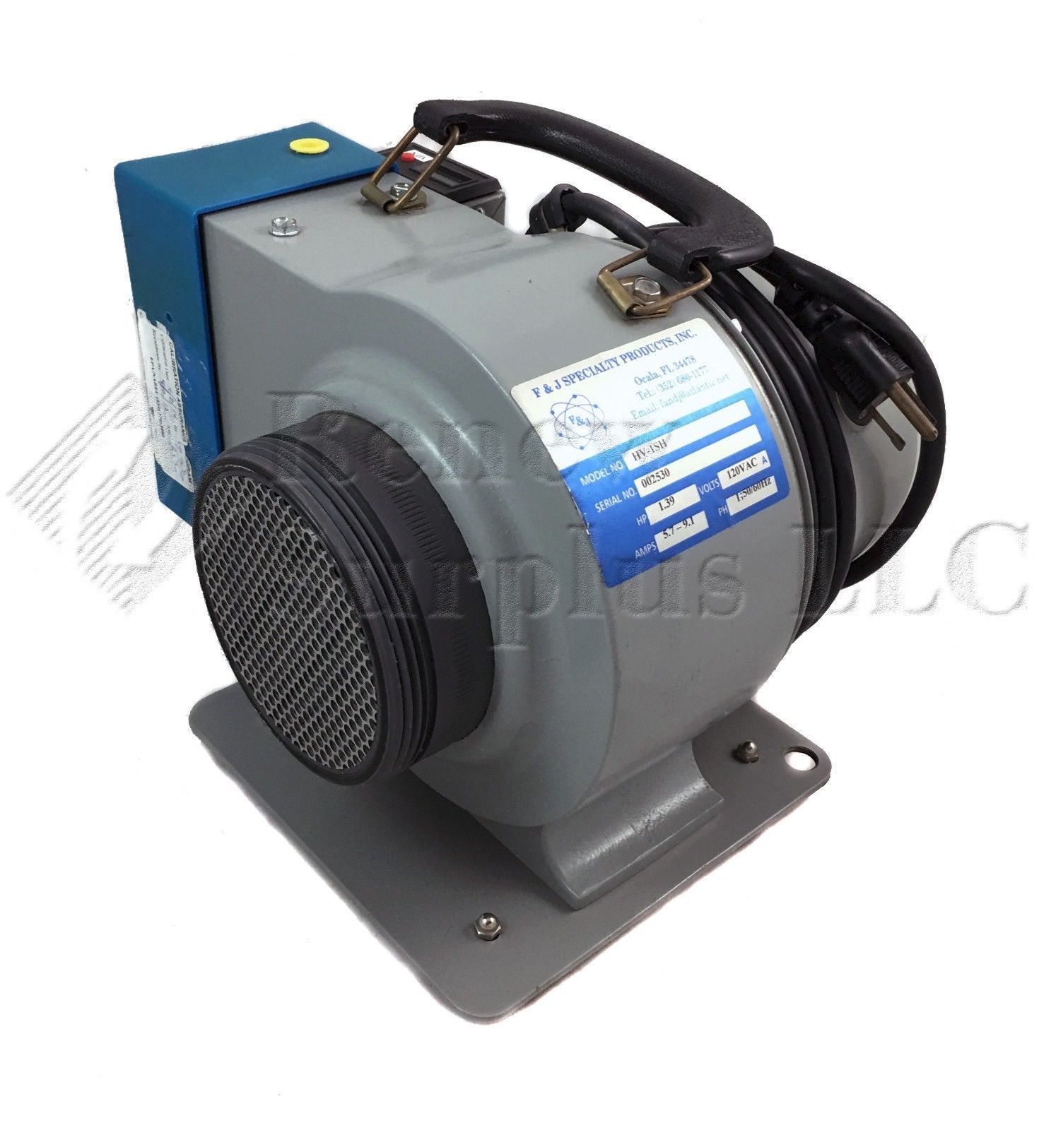 F&J Specialty Products High Volume Air Sampler Sampling Pump HV1SH