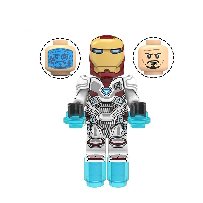 tony stark lego head