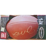 Joe Montana Dual Signed NFL football &amp; certificate, 49er lapel pin &amp; pro... - $346.50
