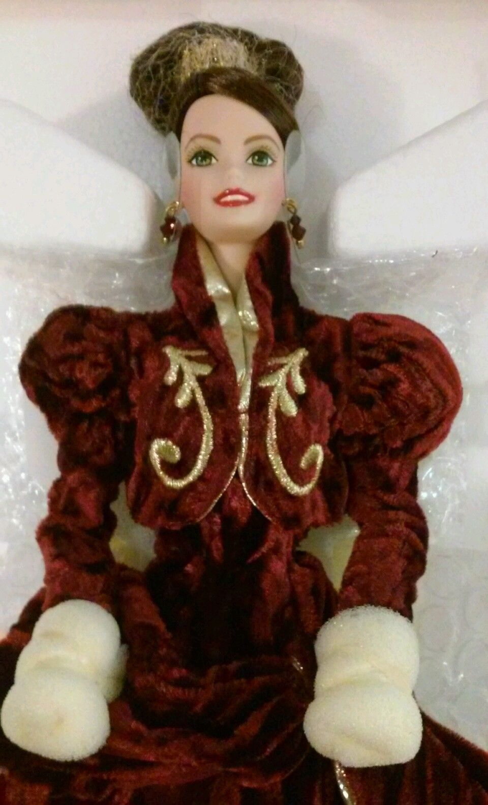 holiday jewel porcelain barbie doll