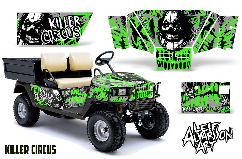 EZ GO Workhorse Golf Cart Wrap Graphics Sticker Decal Kit EZGO 9603