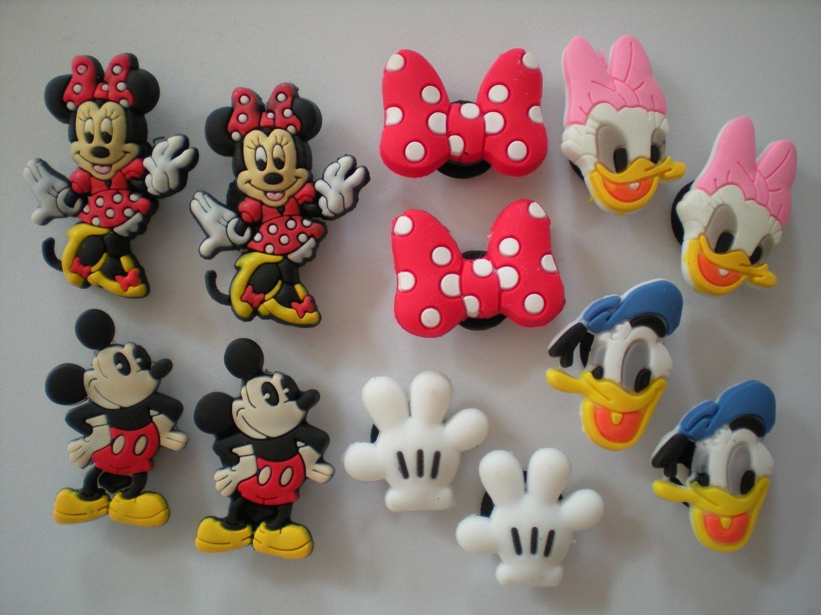 JIBBITZ CLOG SHOE CHARM CROCS BRACELETS W/HOLES 12 MICKEY MINNIE MOUSE