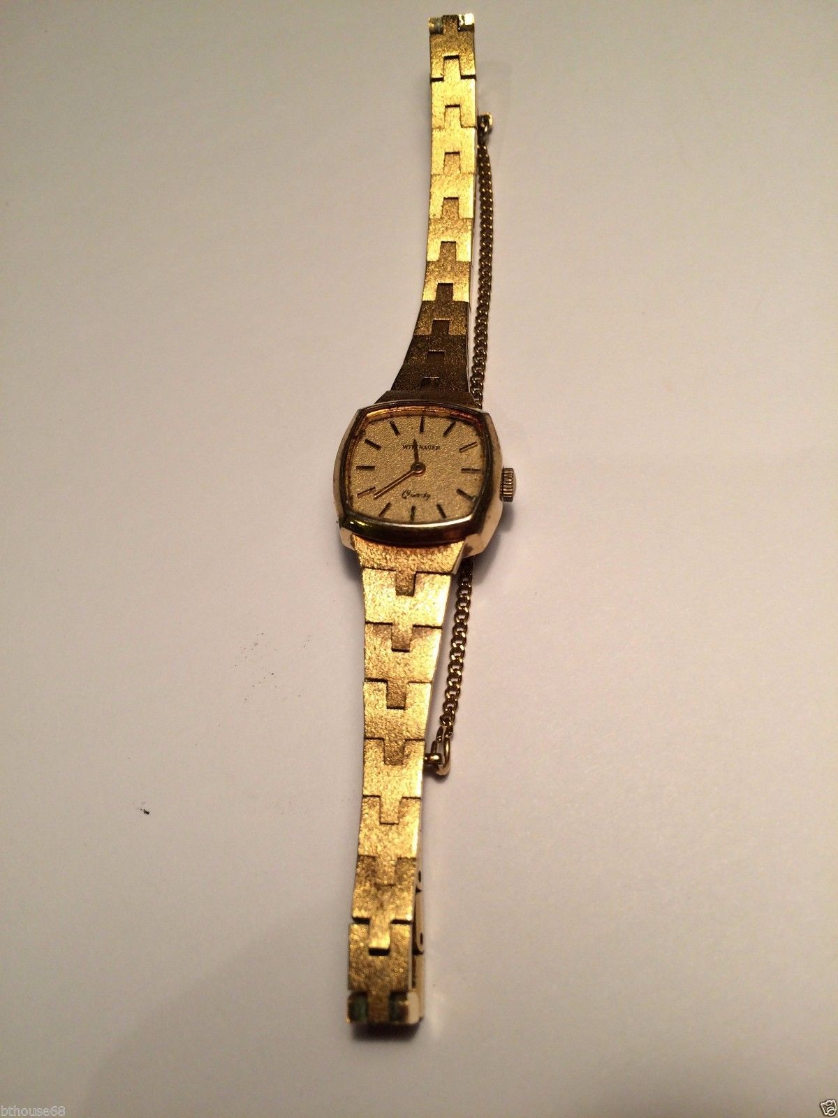 Vintage Wittnauer Gold Toned Ladies Quartz Watch Timepiece Serviced ...