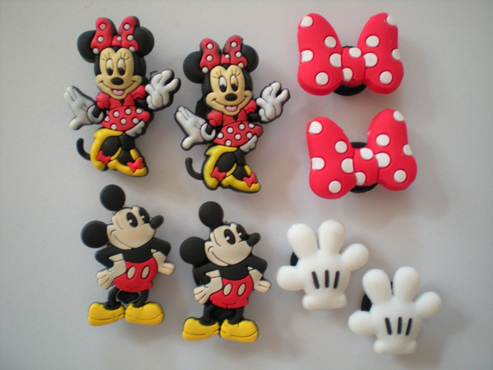 JIBBITZ CLOG SHOE CHARM CROCS BRACELETS W/HOLES 12 MICKEY MINNIE MOUSE