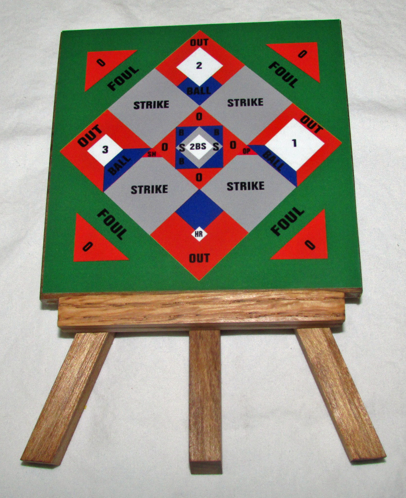 Miniature Dartball Board on Stand Sculptures & Figurines