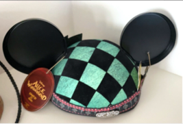 Disney Parks Cheshire Cat Alice in Wonderland Ears Hat in Hatbox LE 500 image 5