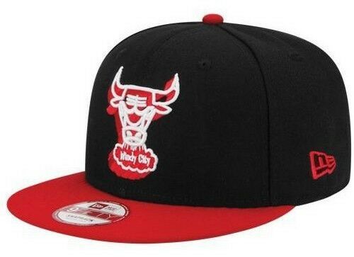 Primary image for Chicago Bulls NBA Windy City Snapback 9Fifty Hat by New Era NWT Sizes S/M & M/L