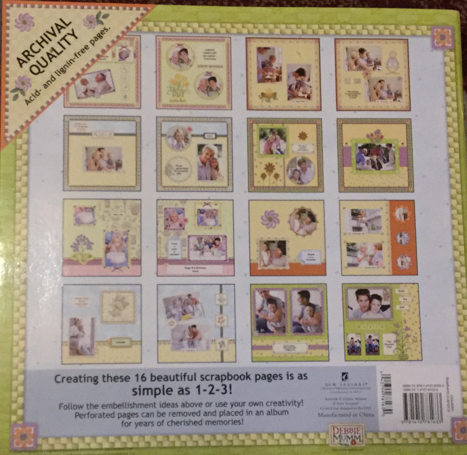 Paper Boutique Simple 123 Scrapbooking Kit Spring by Debbie Mumm