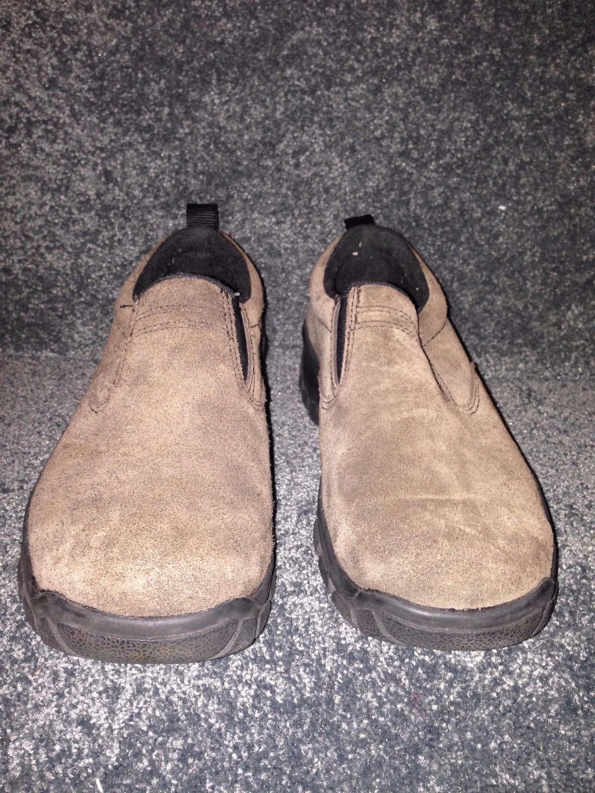 Mens Suede Lands End Shoes SIZE 7M No Slip Soles Well Made Comfortable ...