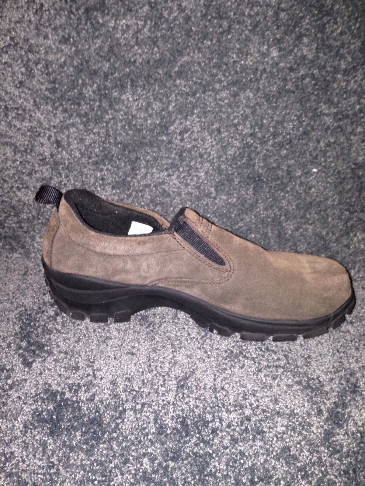 Mens Suede Lands End Shoes SIZE 7M No Slip Soles Well Made Comfortable