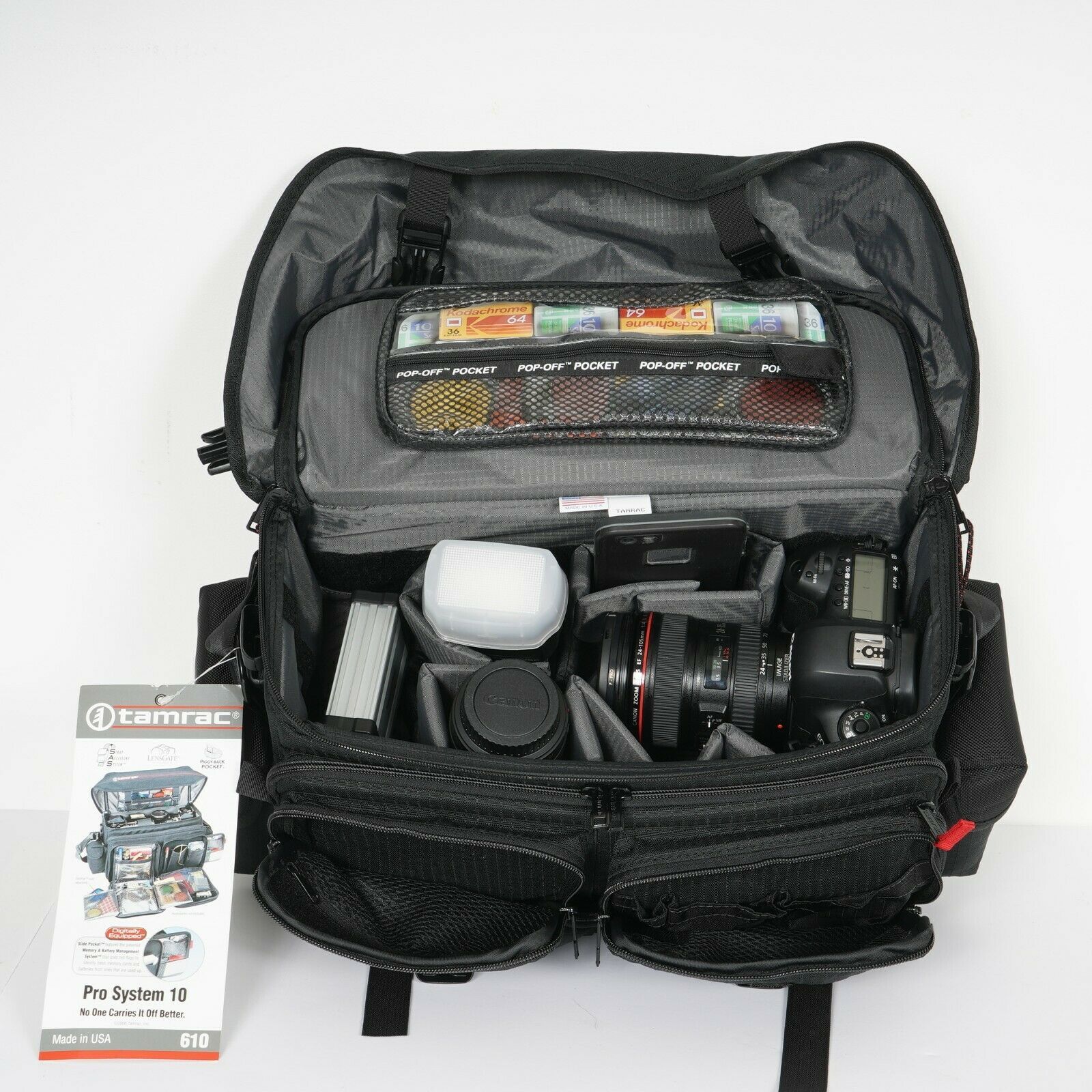 Tamrac Pro System 10 610 Black USA Camera System Bag, Brand New