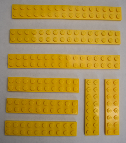 LEGO Yellow Base Plates 2X, Pieces Lego Bulk Lot Lego Lot Sku15-32 ...