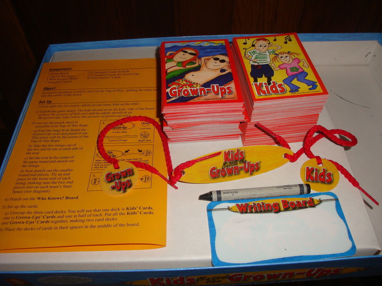 Kids Battle The Grown Ups Trivia Board Game And 19 Similar Items