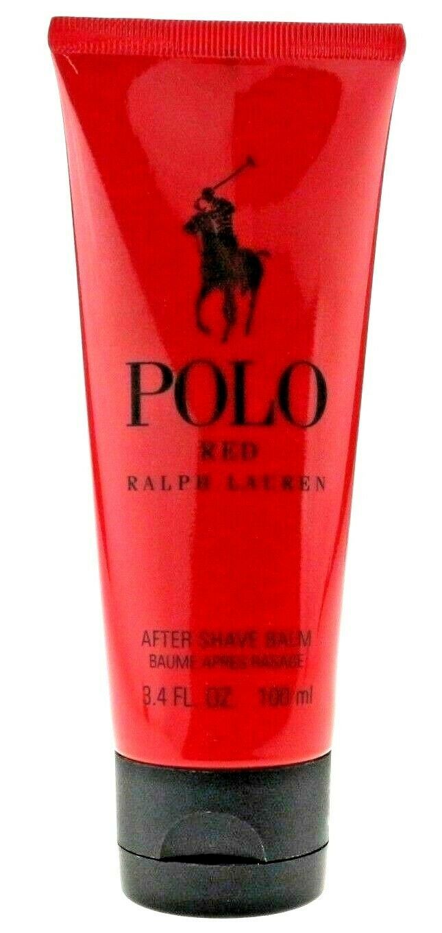 POLO RED After Shave BALM 3.4 oz / 100 ml by Ralph Lauren NEW FREE ...