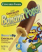 Concord Foods Chocolate Banana Pop Kits, 4-ounce Kits (VALUE Pack of 6 K... - $49.99