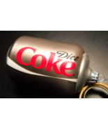 Diet Coke Christmas Ornament Hanging Glass Diet Coca Cola Can Red and Gl... - $10.99